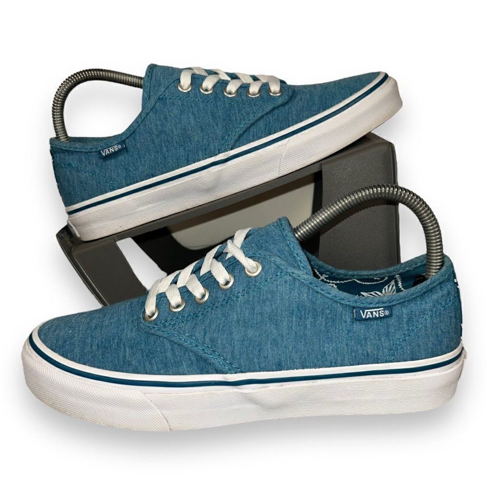 Vans Camden Skate Sneakers‎ Heather Blue / White Women's 8